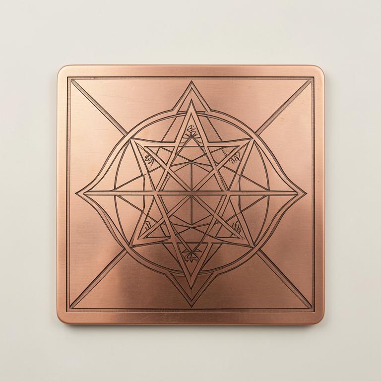 Shree Yantra (Copper Plate) — product photograph